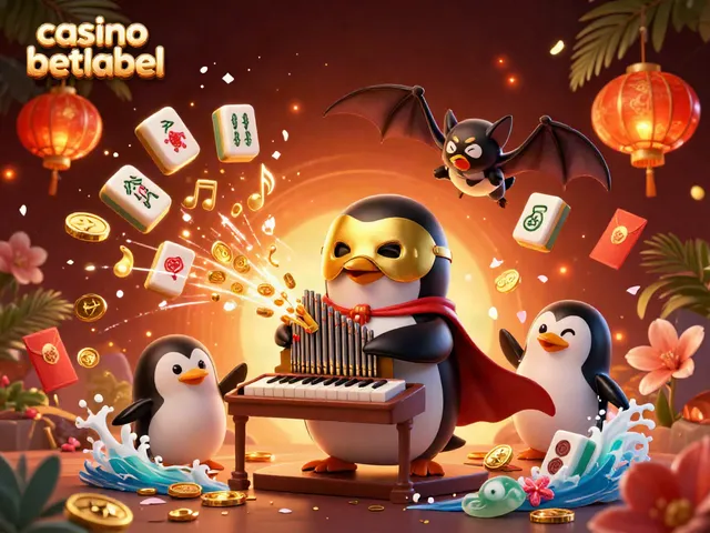 Experience the excitement of casino betlabel with the phantom penguin and golden coins.