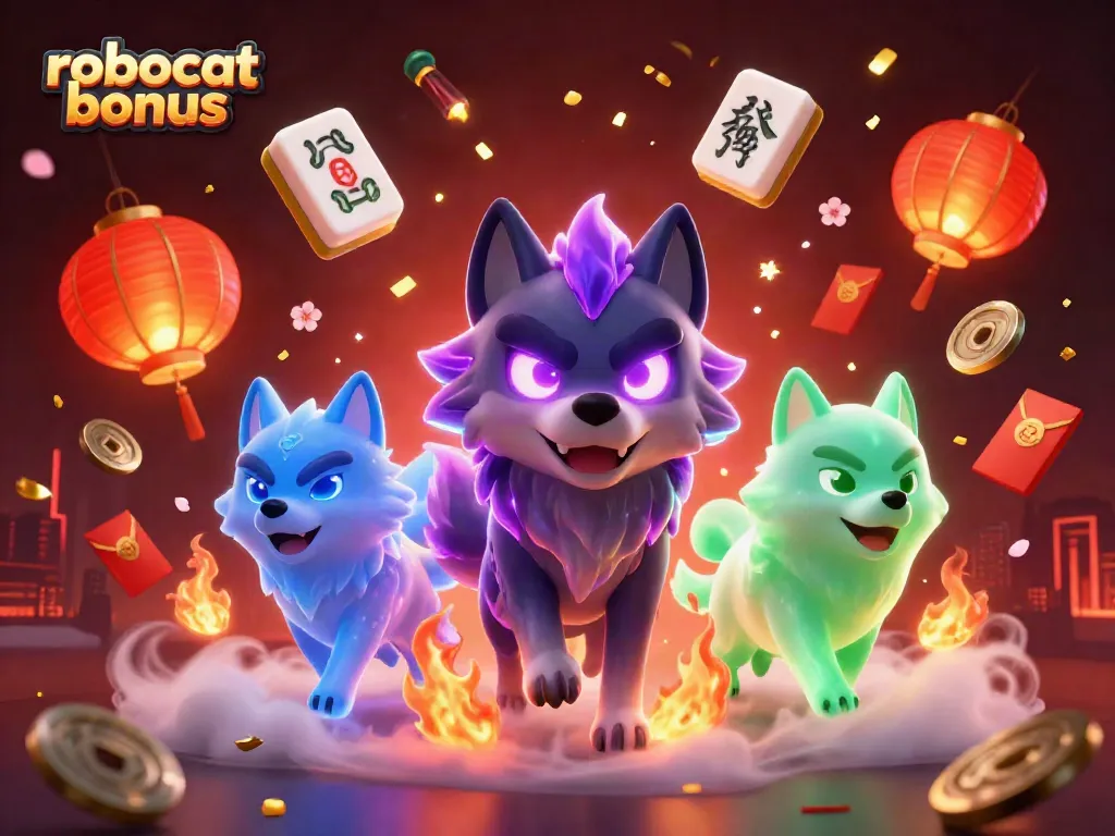 Spin and win with the robocat bonus at an exciting casino adventure.